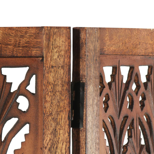 Bungalow Rose Room Divider Hand Carved Room Divider Privacy Screen